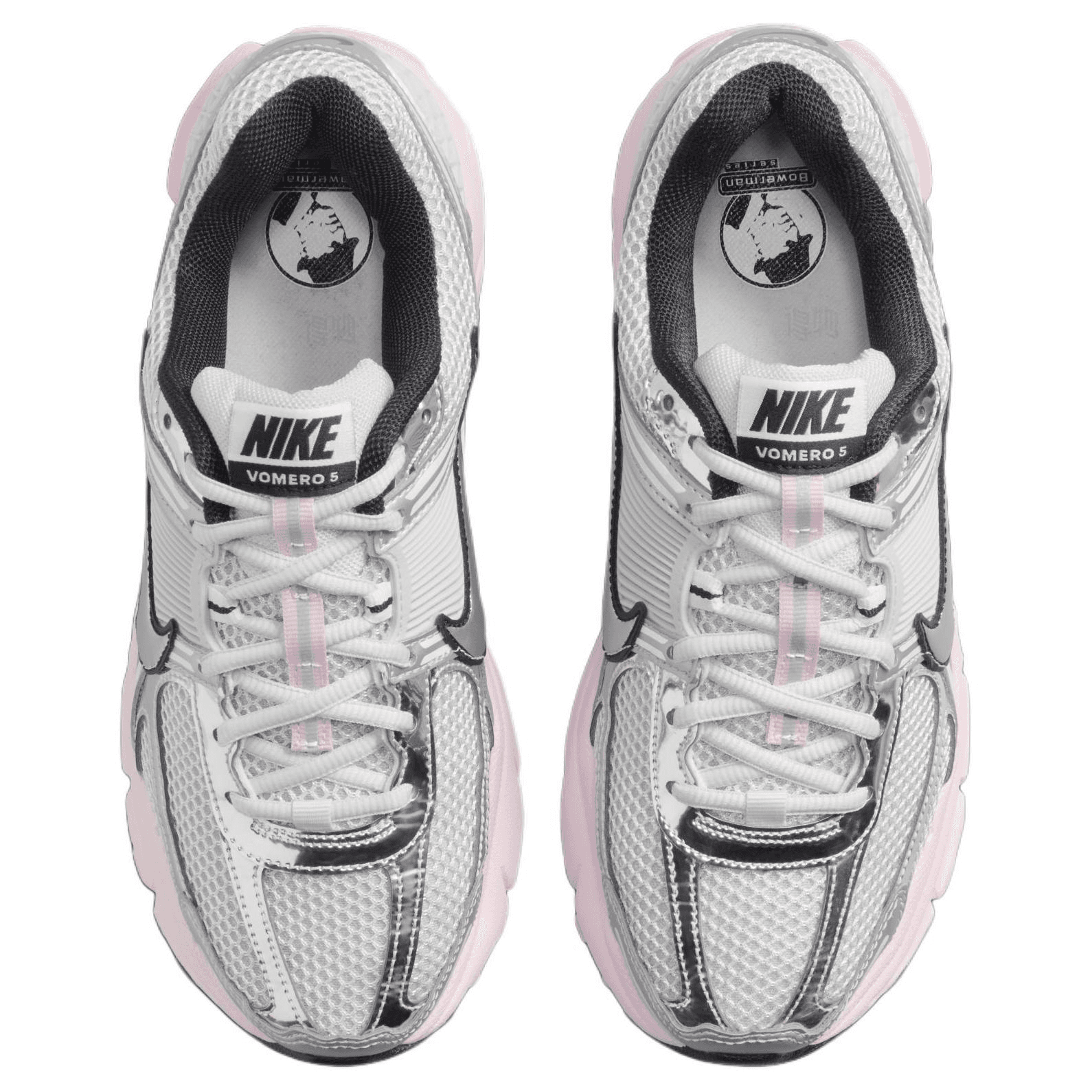 Кроссовки для бега Nike Air Zoom Vomero 5 WMNS Silver Pink — фото 3