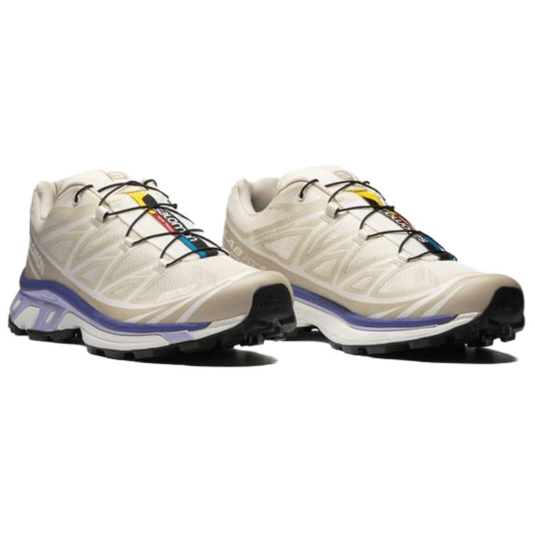 Кроссовки для бега Salomon XT-6 Beige Purple - изображение 3