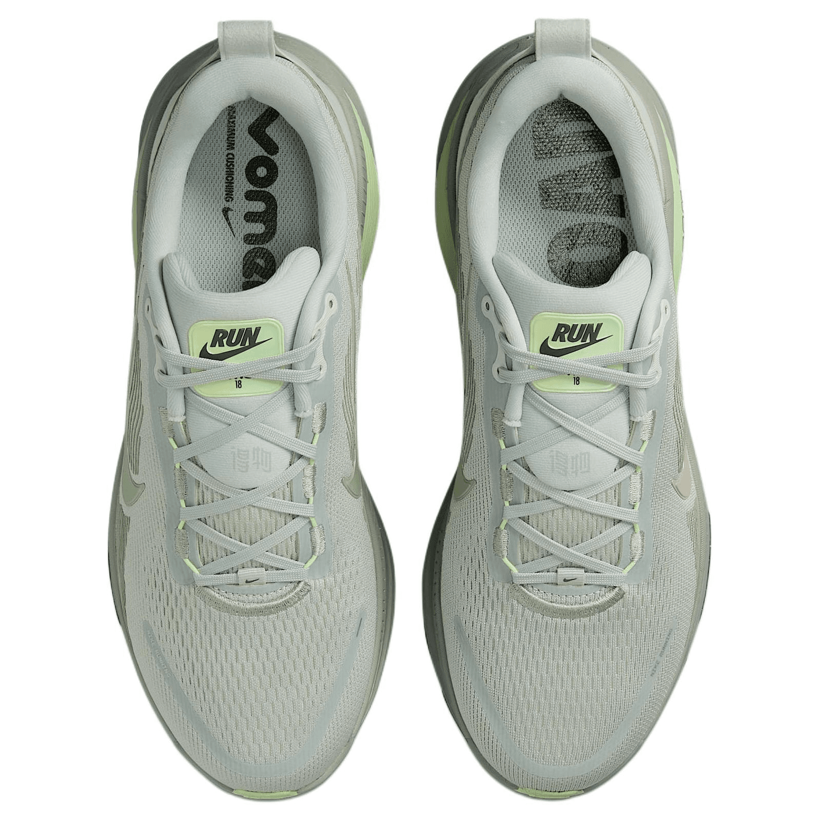 Кроссовки для бега Nike Vomero 18 Grey Green — фото 4