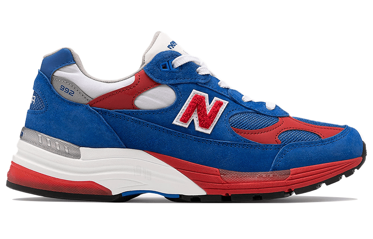 Кроссовки для бега New Balance 992 Blue Red - изображение 2