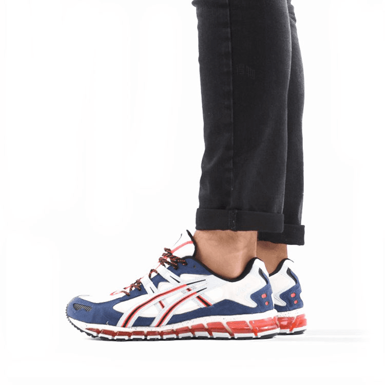 Кроссовки для бега Asics Gel-Kayano 5 Blue Red - изображение 6