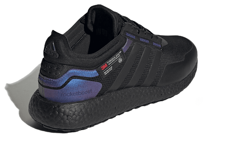 Кроссовки для бега adidas Rocket Boost Black Blue - изображение 4
