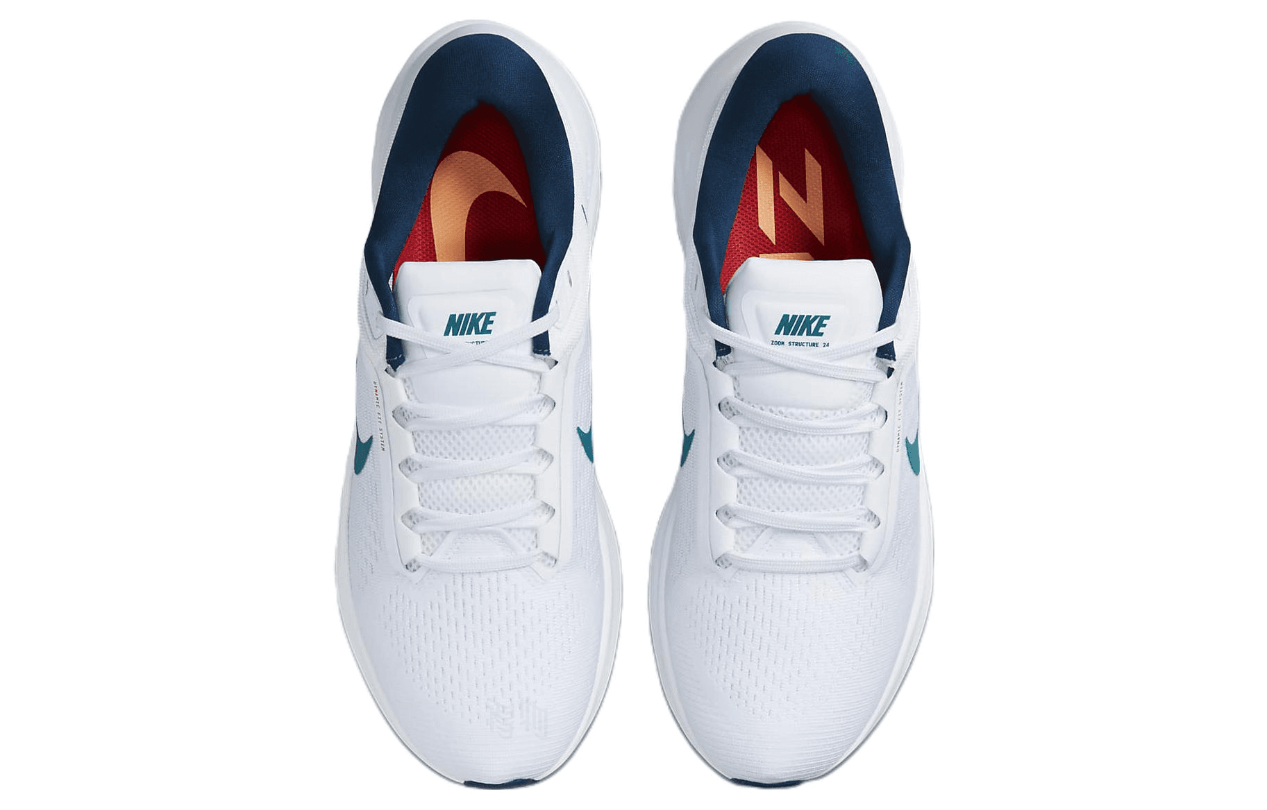 Кроссовки для бега Nike Air Zoom Structure 24 White Blue - изображение 4