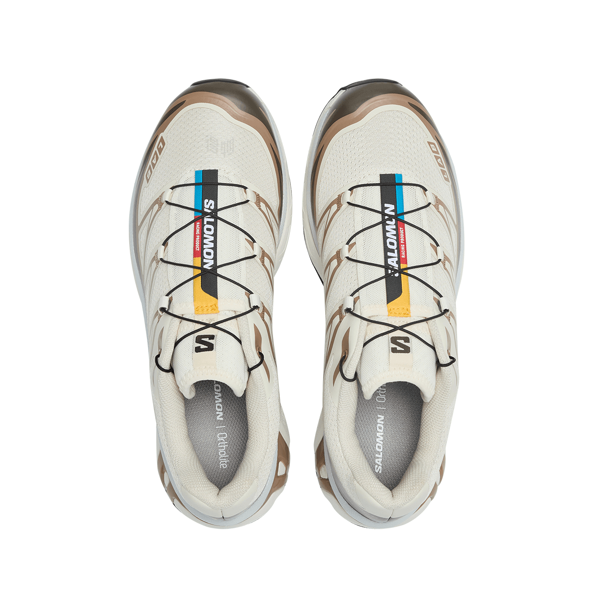 Кроссовки для бега Salomon XT-6 Beige Brown — фото 4