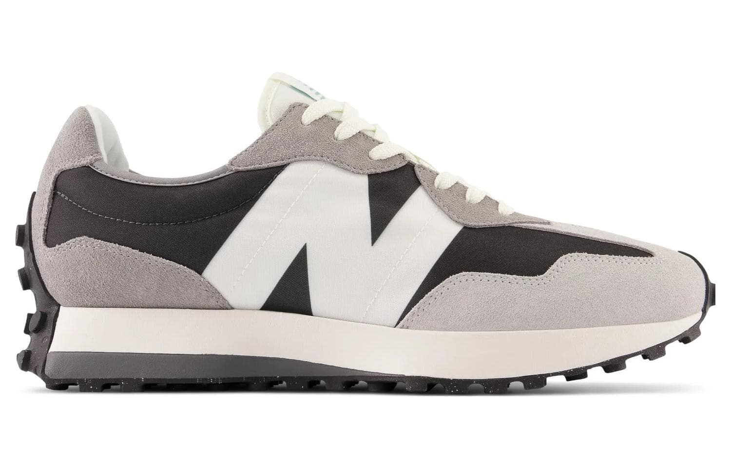 Кроссовки для бега New Balance 327 Grey Black White - изображение 2