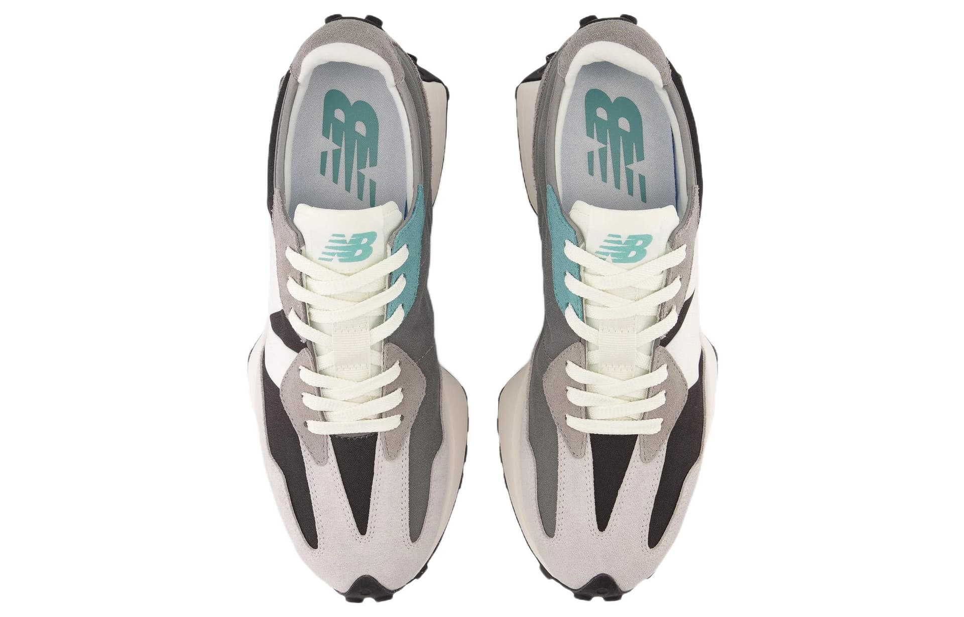 Кроссовки для бега New Balance 327 Grey Black White - изображение 4