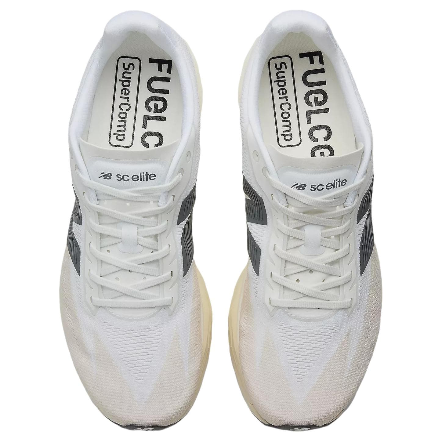 Кроссовки для бега New Balance FuelCell SuperComp Elite v5 Дышащие Беговые Кроссовки Женские Белые - изображение 4