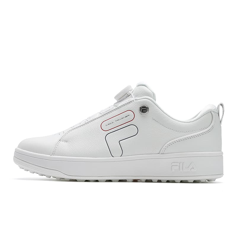Кроссовки для гольфа FILA GF 1911 Trainer Low Топ Обувь для гольфа Мужская Ярко-белая - изображение 1