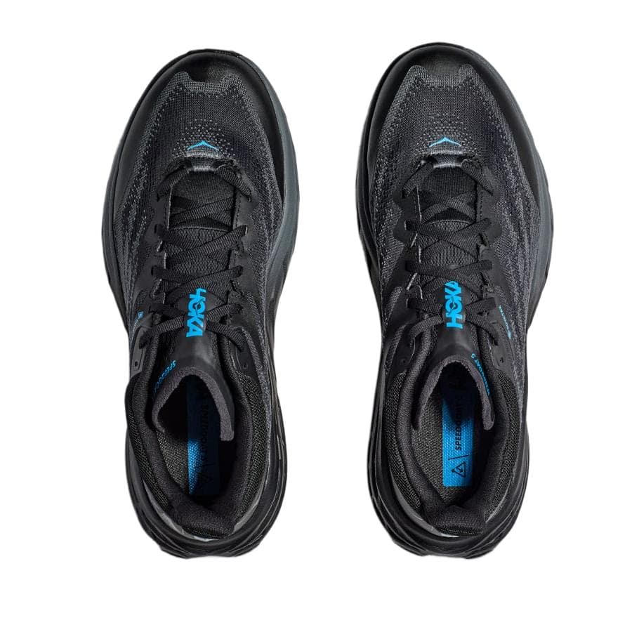Кроссовки для бега HOKA ONE ONE Speedgoat 5 Устойчивые к износу Низкие Беговые кроссовки Мужские Черные - изображение 4