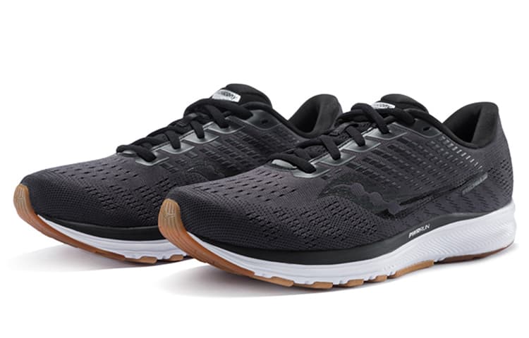 Кроссовки для бега Saucony Ride 13 Black White - изображение 3