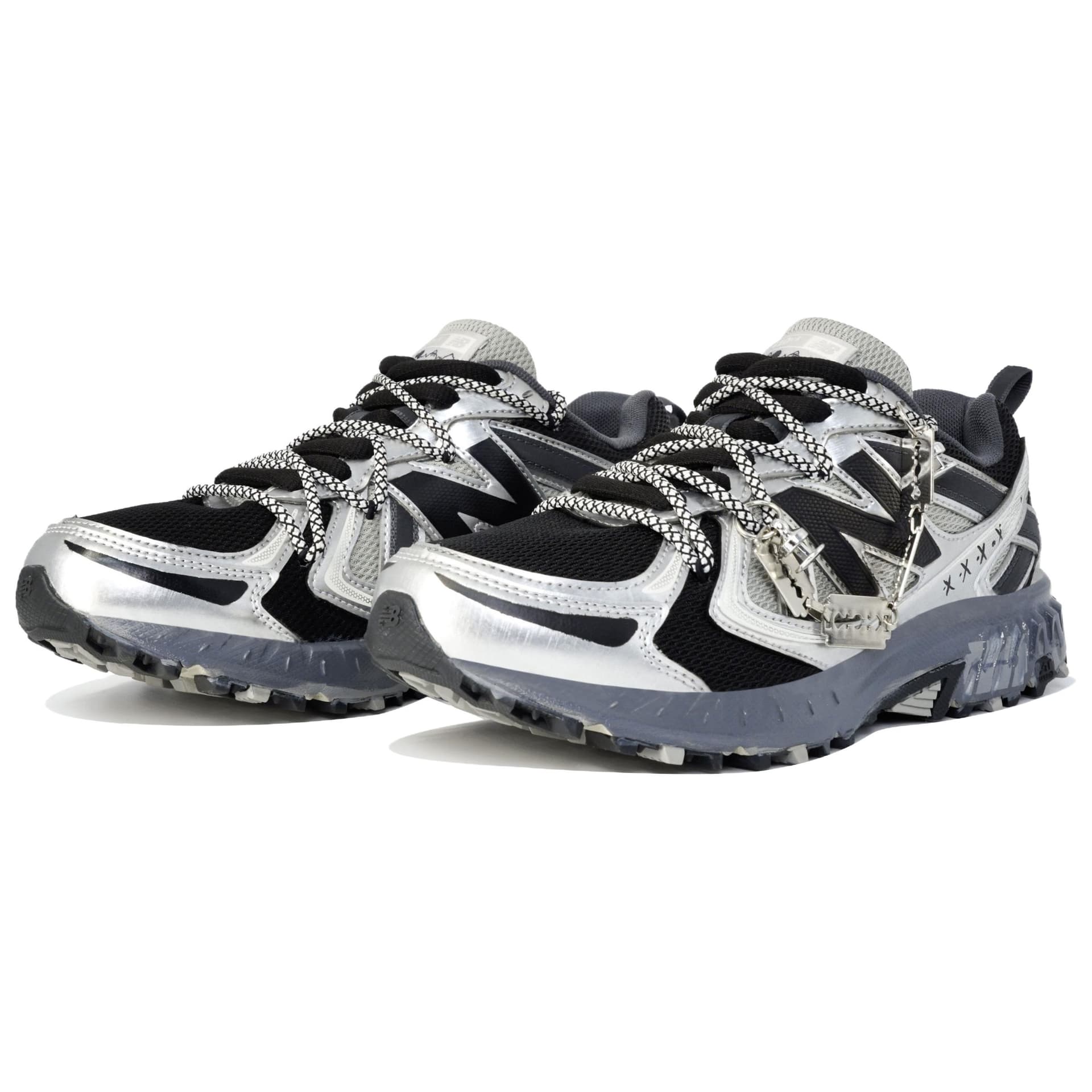 Кроссовки для бега New Balance 410 V5 Silver Black - изображение 4