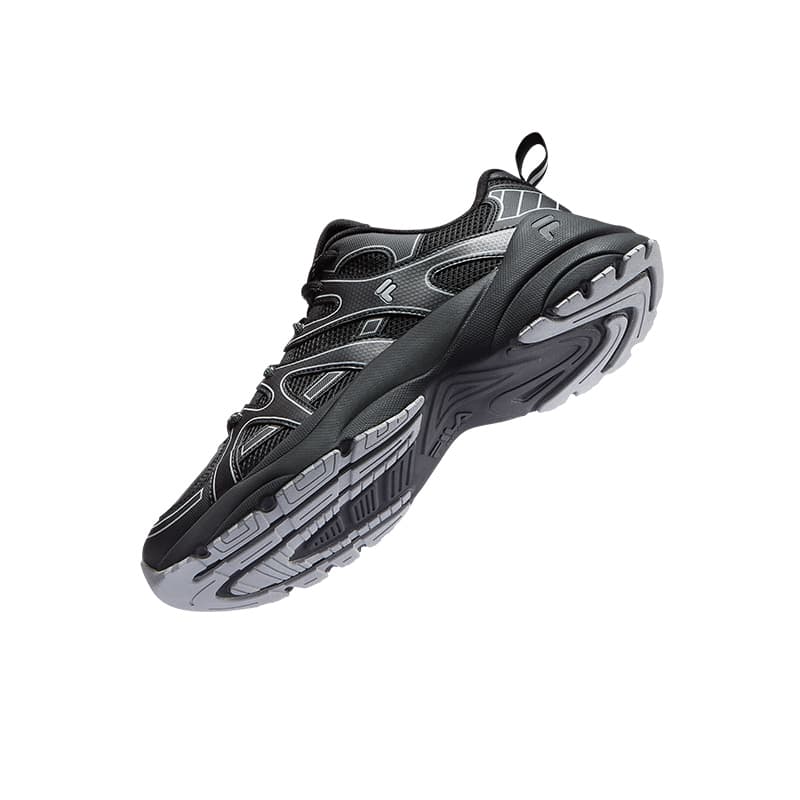 Кроссовки FILA FUSION PATH Track Shoes Низкие массивные кроссовки Мужские Серый Рыба Черный - изображение 6