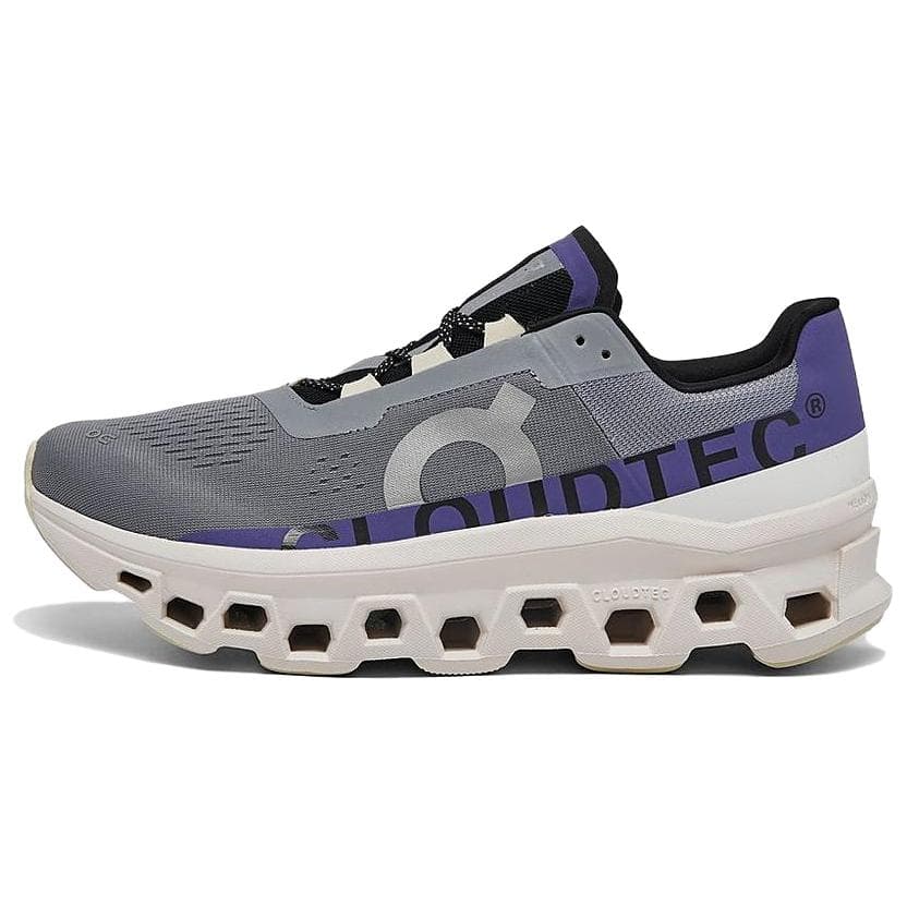 Кроссовки для бега On Cloudmonster Grey Purple