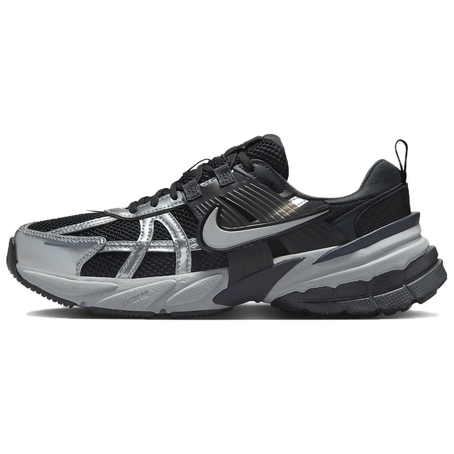 Кроссовки для бега Nike V2K Run Комфортная ткань Амортизация Дышащий Поддержка Низкий топ Беговые кроссовки Женские Черный - изображение 1