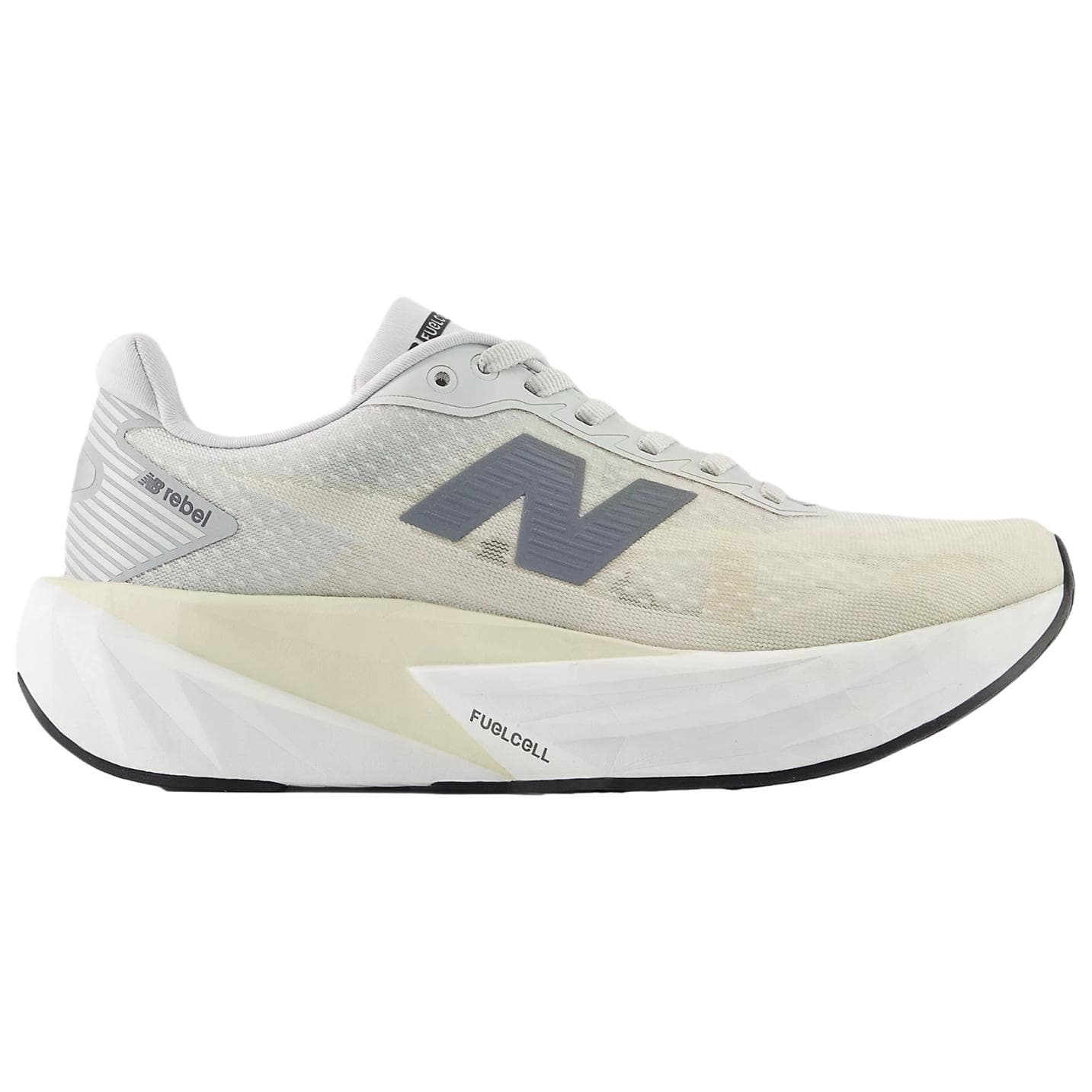 Кроссовки для бега New Balance FuelCell Rebel V5 Классические и Универсальные Беговые Кроссовки Женские Лен Серый - изображение 2