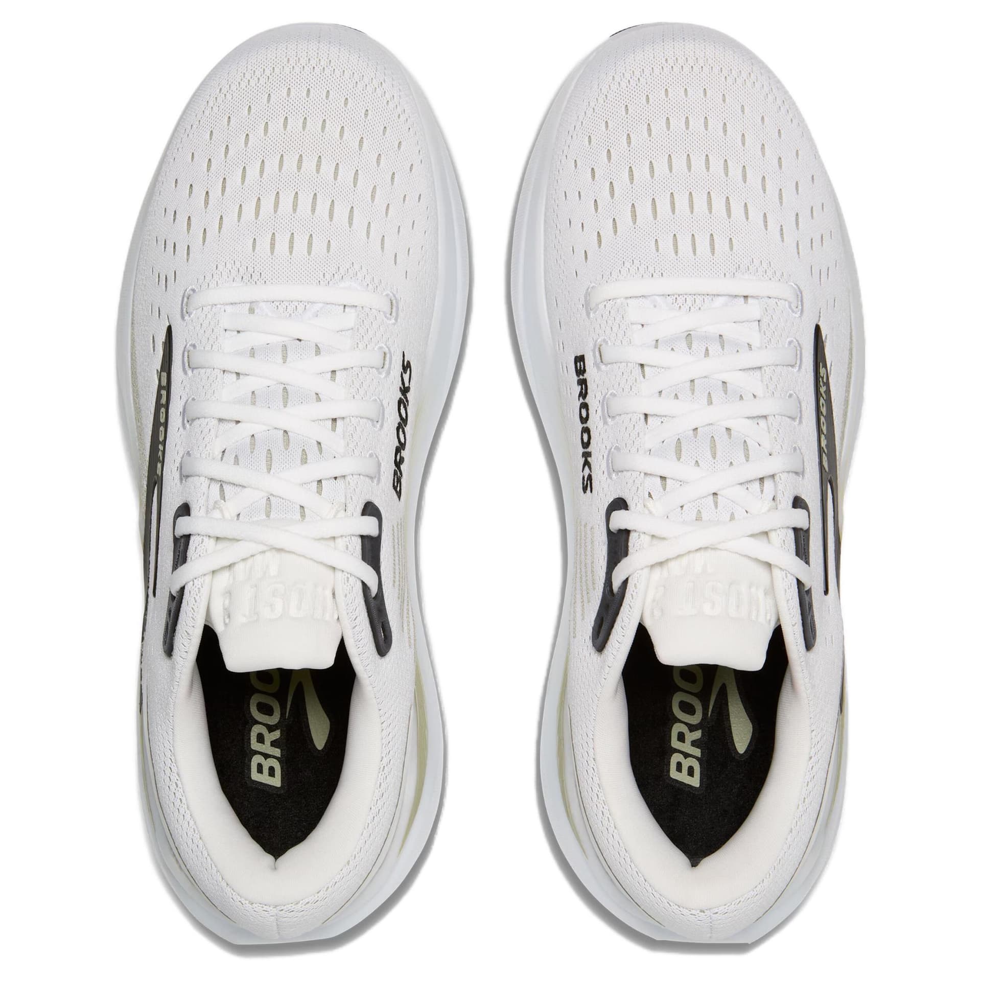 Кроссовки для бега BROOKS Ghost Max 3 Поддержка Дышащий Поддержка Дышащий Марафон Бег на длинные дистанции Обувь Мужской Белый - изображение 3