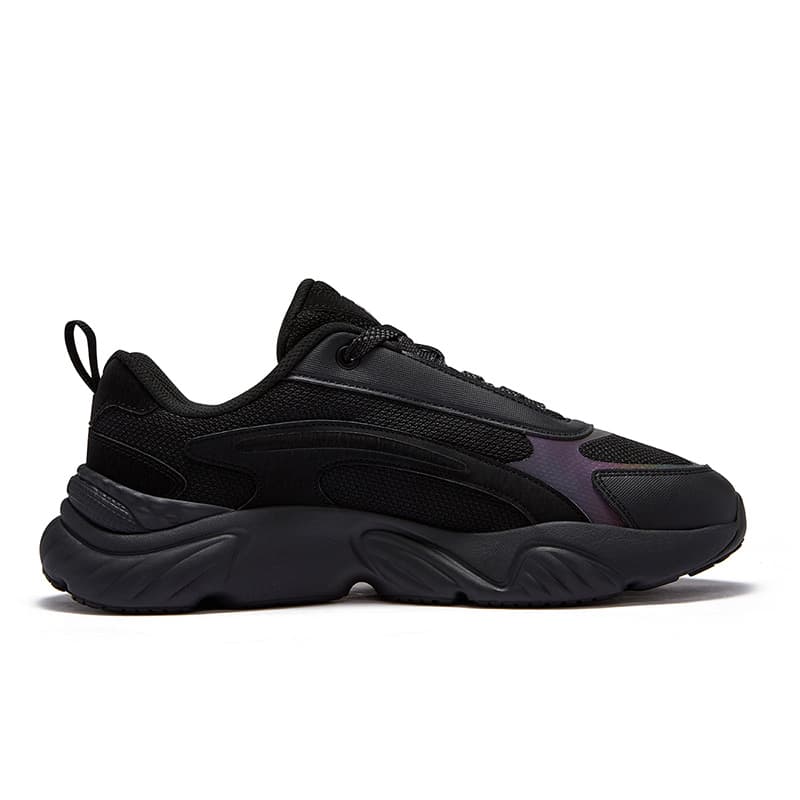 Кроссовки для бега FILA FUSION Conch Dx Текстиль Синтетическая кожа Низкий топ Повседневные беговые кроссовки Мужские Черные - изображение 2