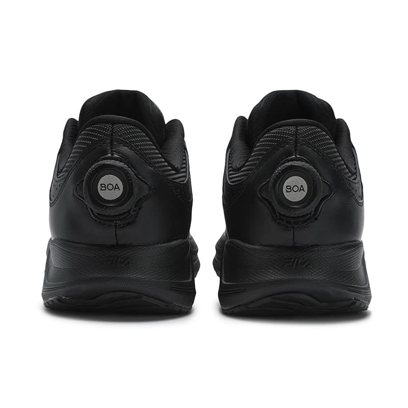 Кроссовки для бега FILA BOA CHEETAH 2 Текстиль Кожа Низкие Беговые Кроссовки Мужские Черные - изображение 4