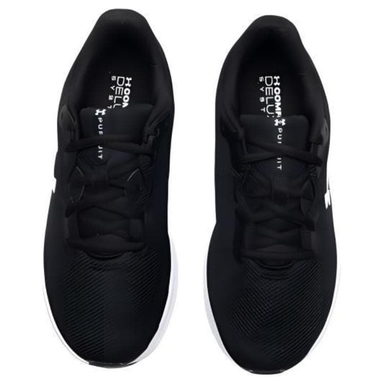 Кроссовки для бега Under Armour Устойчивые к истиранию низкие беговые кроссовки мужские черные - изображение 3