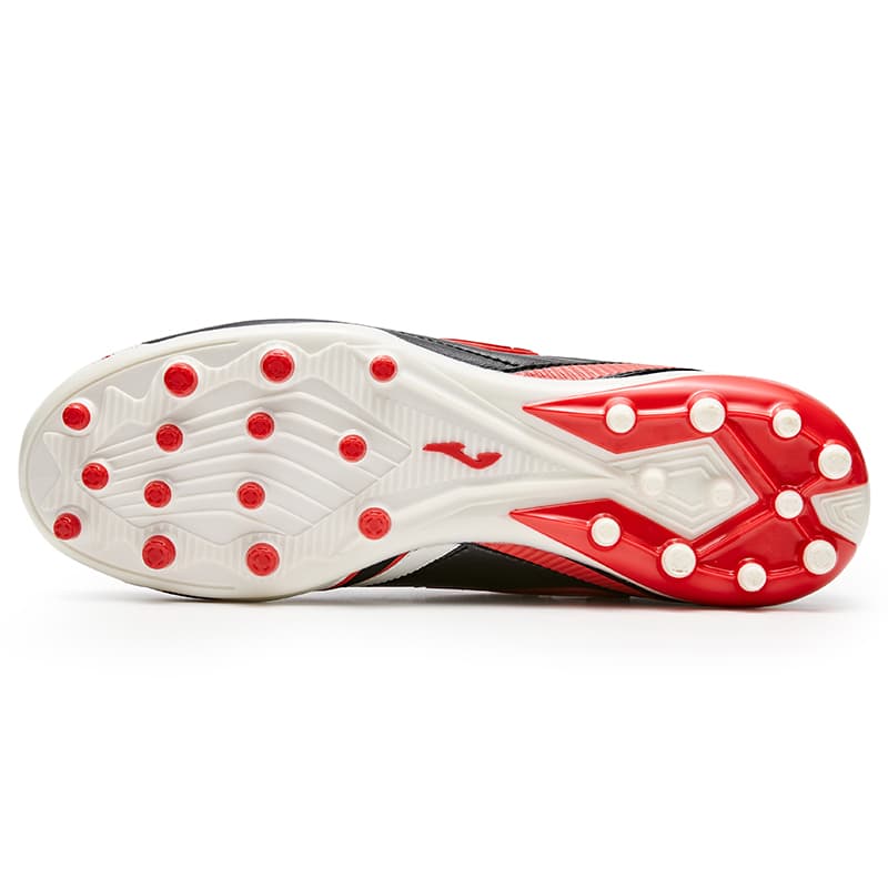 Кроссовки для футбола Joma MG Multi Ground Синтетическая кожа Футбольные бутсы Мужской Черно-красный - изображение 5