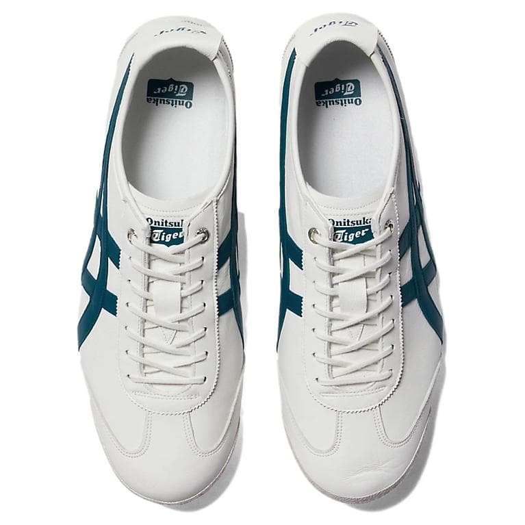 Кроссовки Onitsuka Tiger MEXICO 66 Повседневная обувь Мужская Белая Зеленая - изображение 3