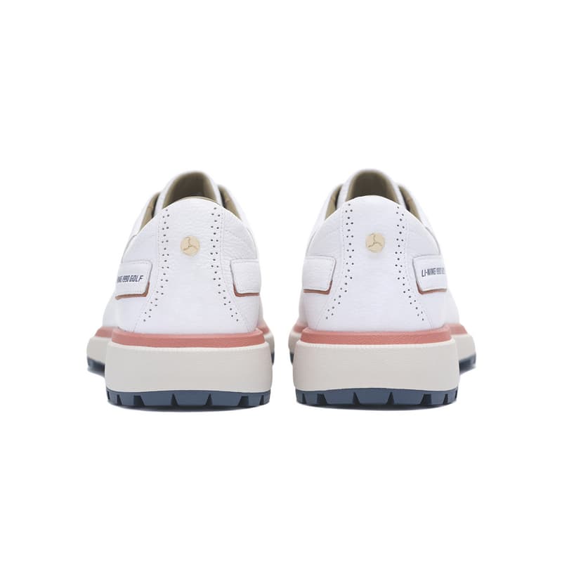 Кроссовки для гольфа LI-NING 1990 Гольф Серия Универсальные Модные Амортизирующие Износостойкие Лоу-топы Обувь Для Гольфа Мужской Белый Стандарт Мокко Коричневый - изображение 4