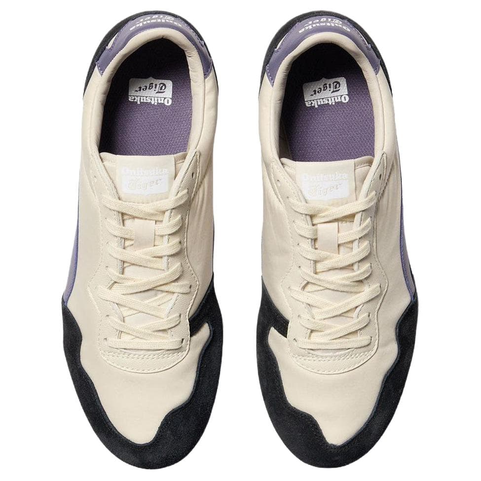Кроссовки Onitsuka Tiger Serrano CL Повседневная обувь Мужская Бежевый Черный - изображение 5