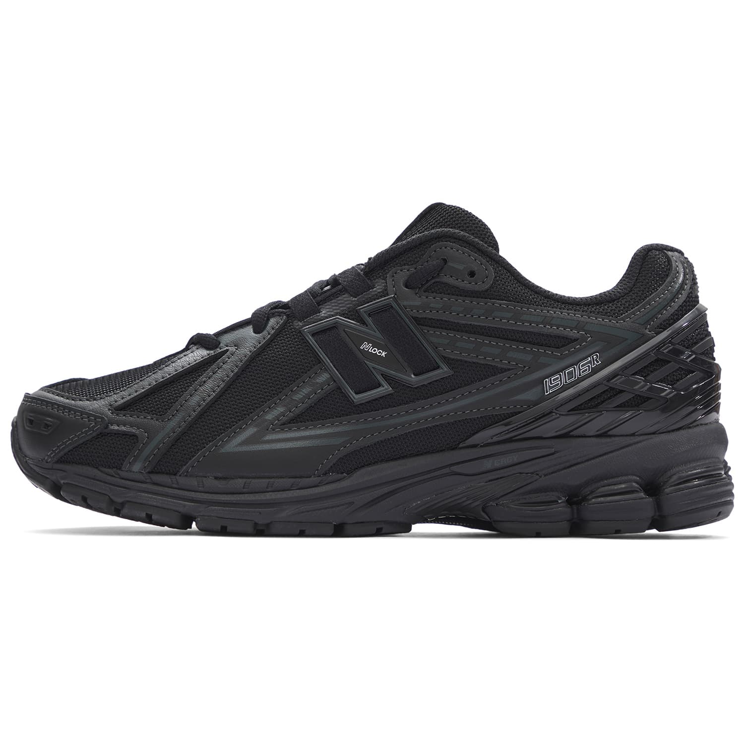 Кроссовки для бега New Balance NB 1906R Low Топ Повседневные Городские Коммутатор Беговые Кроссовки Унисекс Черные - изображение 1