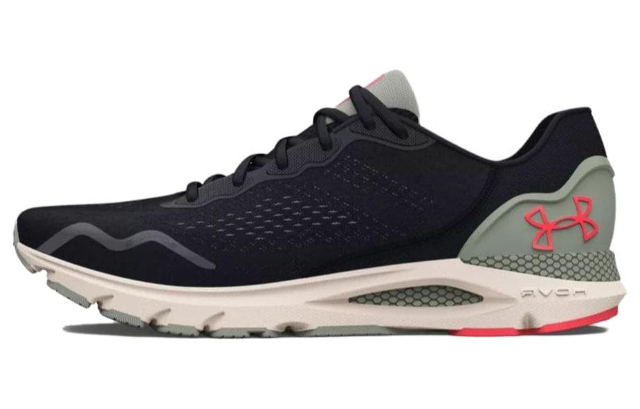Кроссовки для бега Under Armour Hovr Sonic 6 Спортивная сетчатая ткань устойчивая к истиранию низкий топ беговые кроссовки мужские черные - изображение 1