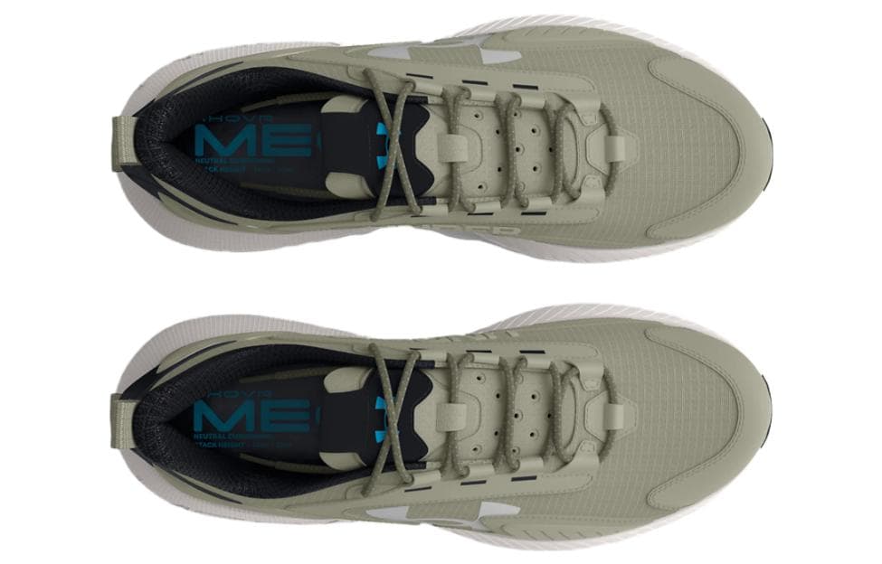 Кроссовки для бега Under Armour HOVR Mega 2 Low Беговые кроссовки Унисекс Черный Зеленый - изображение 4