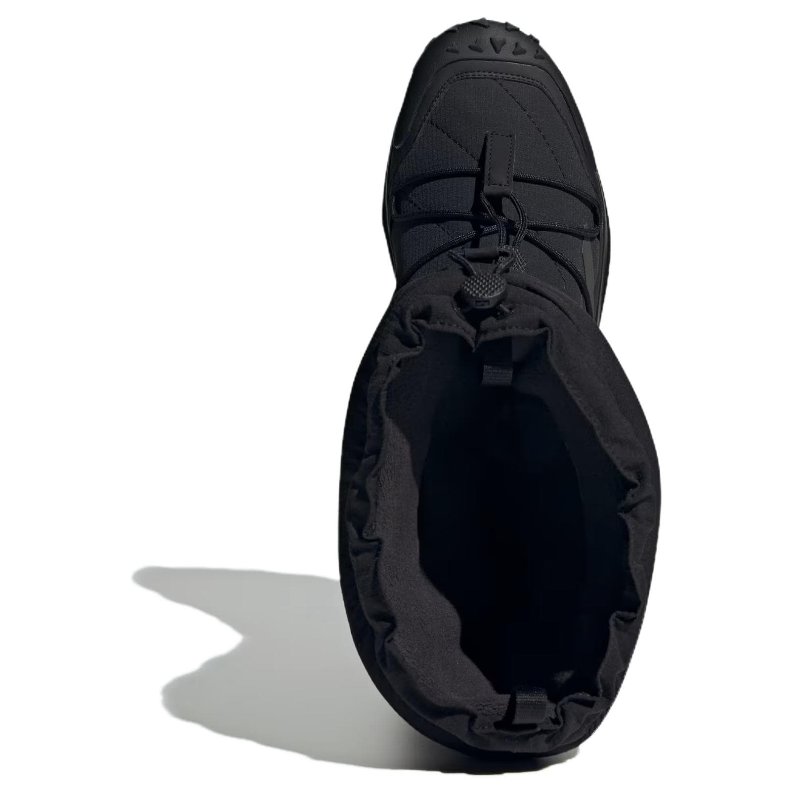 Ботинки уличные Adidas TERREX Зимний Устойчивый к абразиву Противоскользящий Средний Outdoor Унисекс Черный - изображение 4