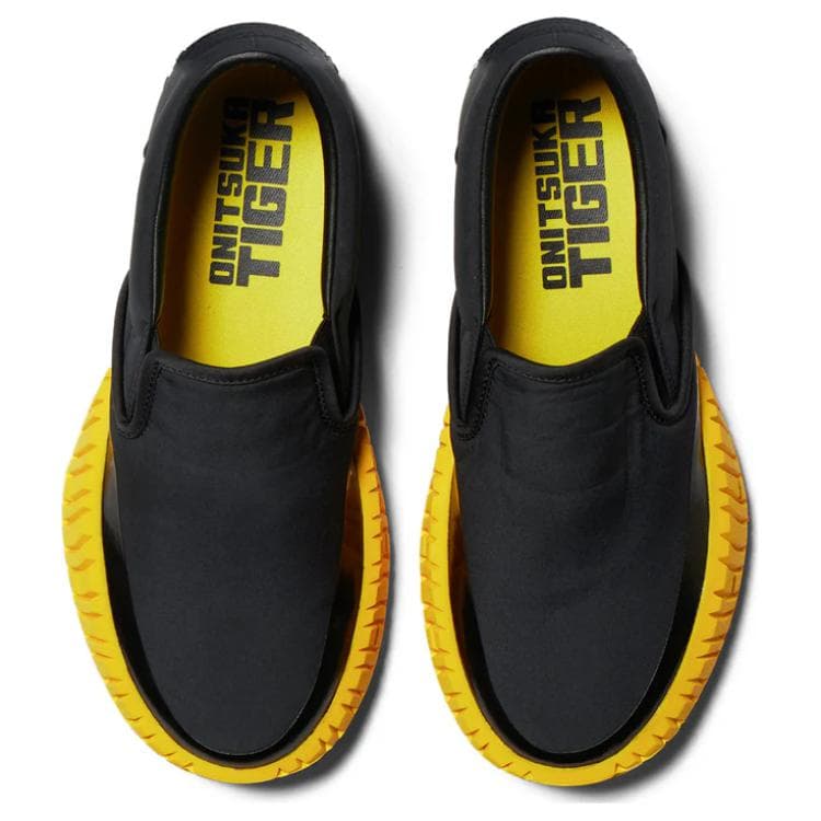 Кроссовки Onitsuka Tiger DUCK TIGER Slip-On Амортизация Износостойкий Низкий Топ Повседневная Обувь Унисекс Черный - изображение 5