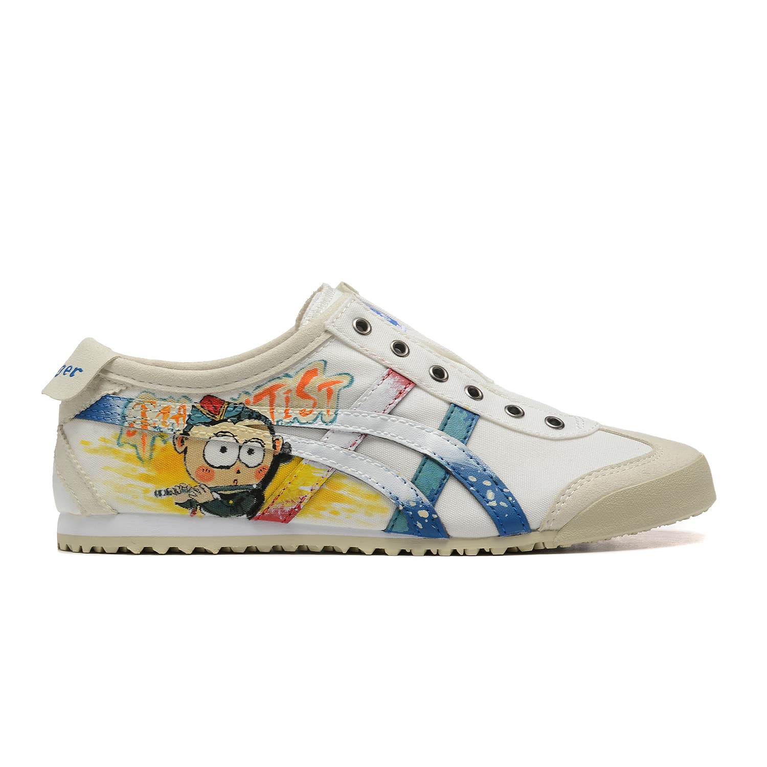 Кроссовки Onitsuka Tiger Mexico 66 White Blue - изображение 3