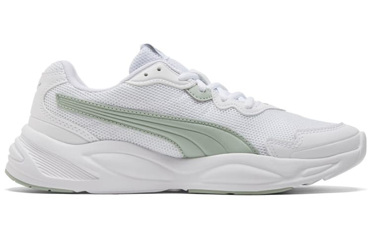 Кроссовки для бега PUMA 90s Runner Nu Wave White Grey Green - изображение 2