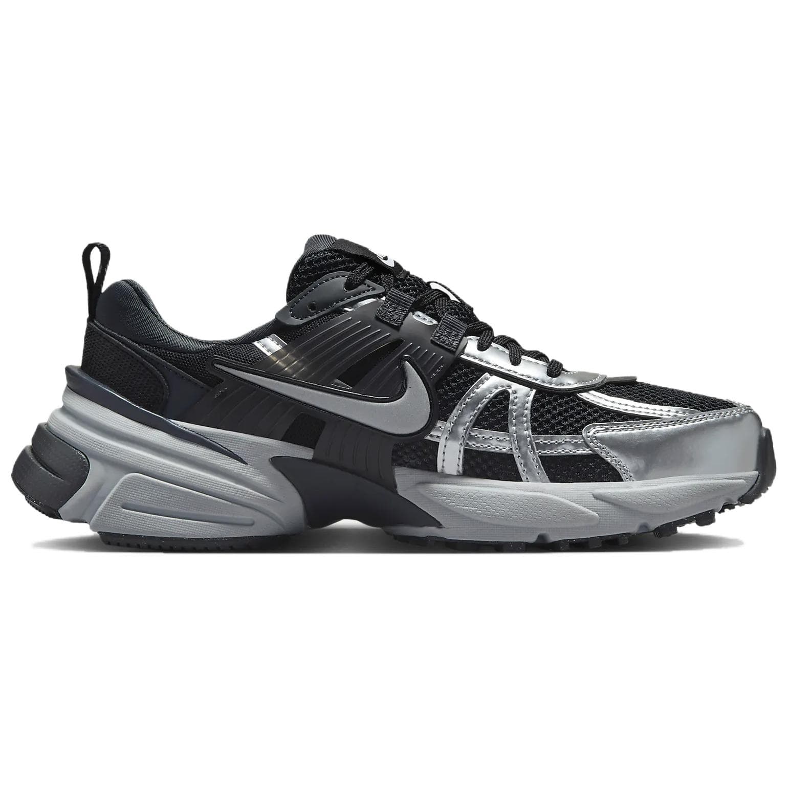 Кроссовки для бега Nike V2K Run Комфортная ткань Амортизация Дышащий Поддержка Низкий топ Беговые кроссовки Женские Черный - изображение 2