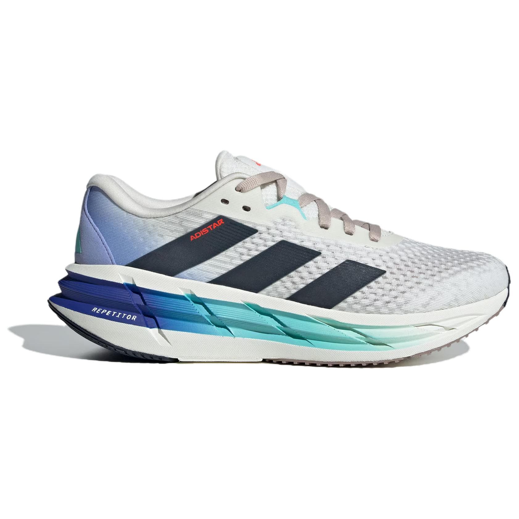 Кроссовки для бега Adidas ADISTAR 3 Устойчивая к истиранию Низкая Обувь для повседневных тренировок бег на длинные дистанции мужская белая - изображение 2
