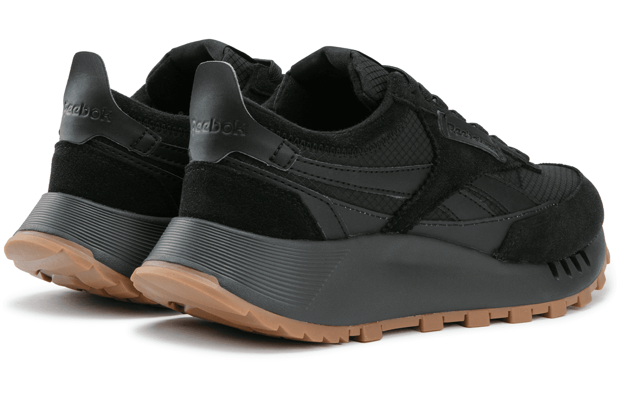 Кроссовки для бега REEBOK CL LEGACY W+ Низкие повседневные беговые кроссовки Унисекс Черный Warrior - изображение 2