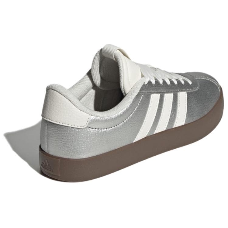 Кроссовки Adidas VL COURT 3,0 Low Топ Кеды немецкой армии (GAT) Women's Silver Коричневый - изображение 5