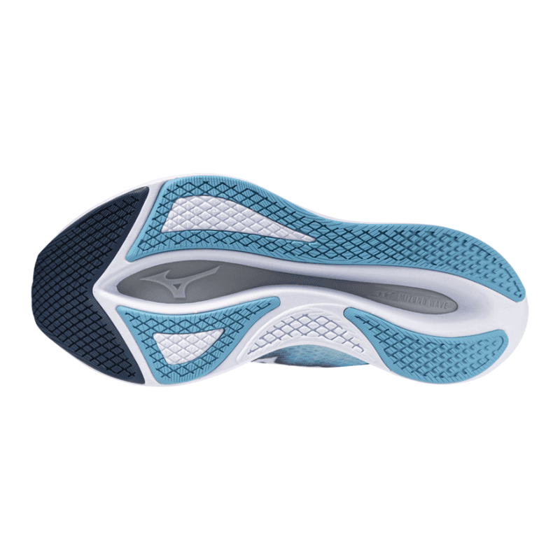 Кроссовки для бега Mizuno Аbrasion Resistant Дышащие Низкие Повседневные Беговые Кроссовки Женские Синие Белые - изображение 4