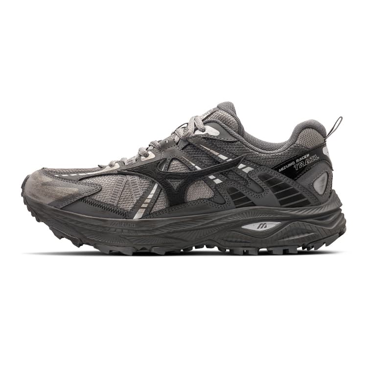 Кроссовки для бега Mizuno Racer Trail Grey Black - изображение 1