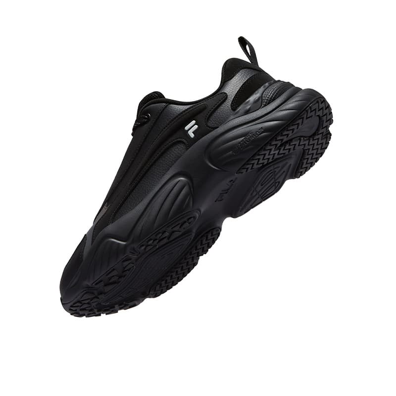 Кроссовки для бега FILA FUSION Морская раковина D Низкий Топ Беговые кроссовки Мужские Черные - изображение 4