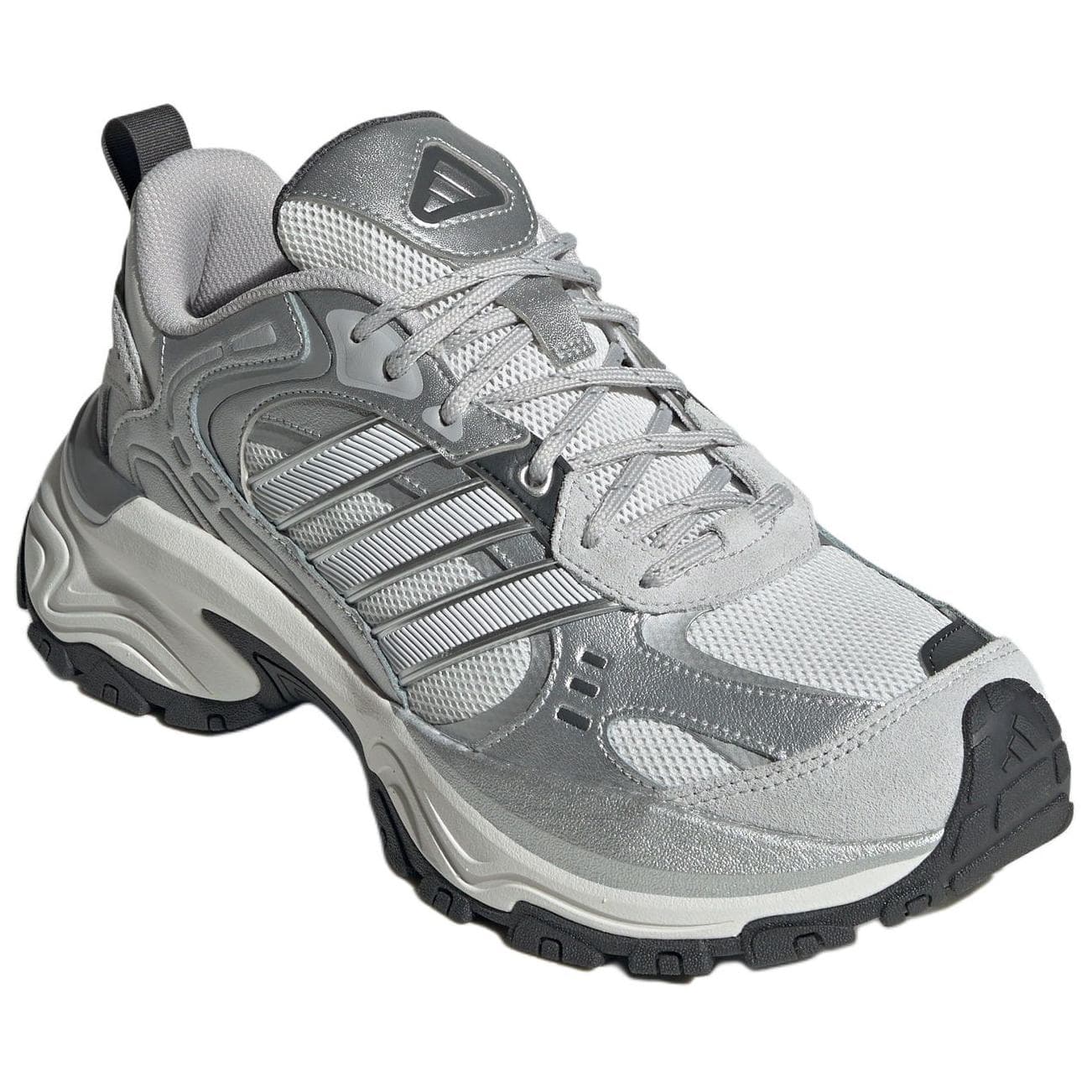 Кроссовки Adidas SHADOW FEVER Low Топ Кроссовки с Толстой Подошвой Унисекс Серебристо-Серый - изображение 3