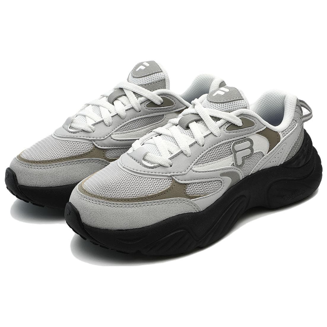 Кроссовки для бега FILA FUSION Conch II Conch Shoe Текстиль Синтетическая кожа Амортизация Износостойкие низкие беговые кроссовки - изображение 3