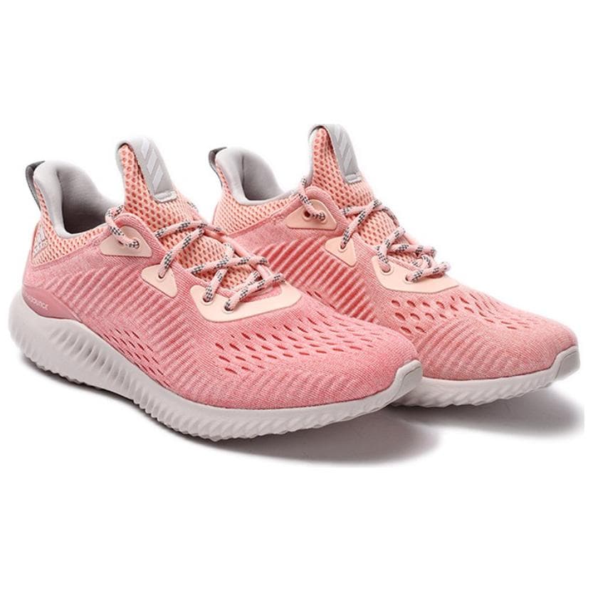 Кроссовки для бега Adidas Противоскользящие Износостойкие Низкие Беговые Кроссовки Женские Светло-Розовые - изображение 4