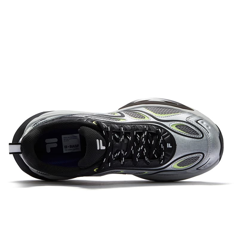 Кроссовки FILA FUSION BUZZARD II Meteorite Shoes 2 Дышащий Low Топ Повседневная обувь Мужской Серо-серебристый - изображение 3