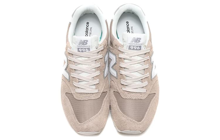 Кроссовки для бега New Balance NB 996 Low Top Повседневные Беговые Кроссовки Женские Коричневый Белый - изображение 4
