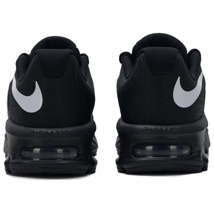 Кроссовки Nike Air MAX Пламя Текстиль Синтетическая Кожа Дышащий Низкий Топ Повседневная Обувь Мужская Черная - изображение 3