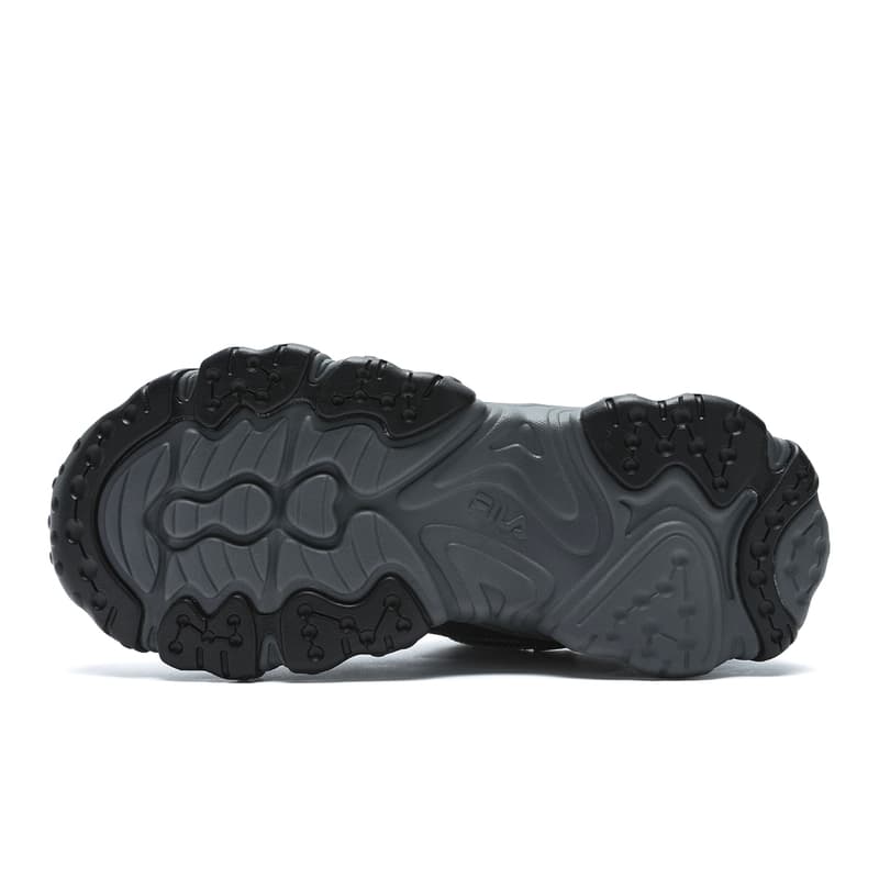 Кроссовки для бега FILA Fluid 5 Дышащие Устойчивые к истиранию Низкие Беговые кроссовки Женские Черные Серые - изображение 6