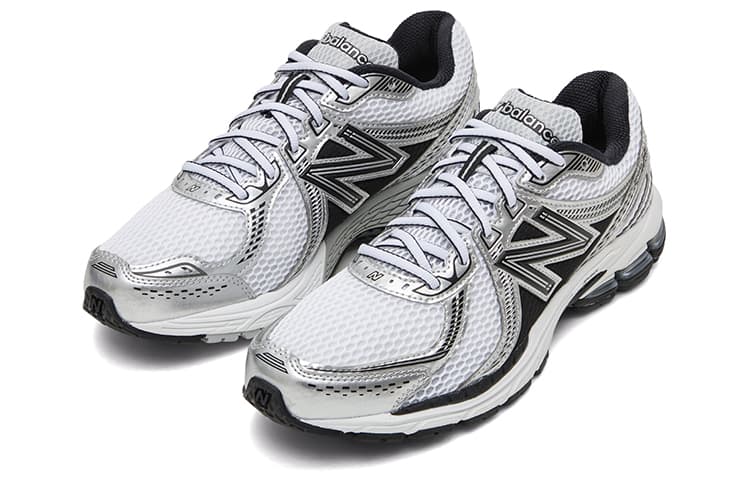 Кроссовки для бега New Balance 860 Black Silver - изображение 4