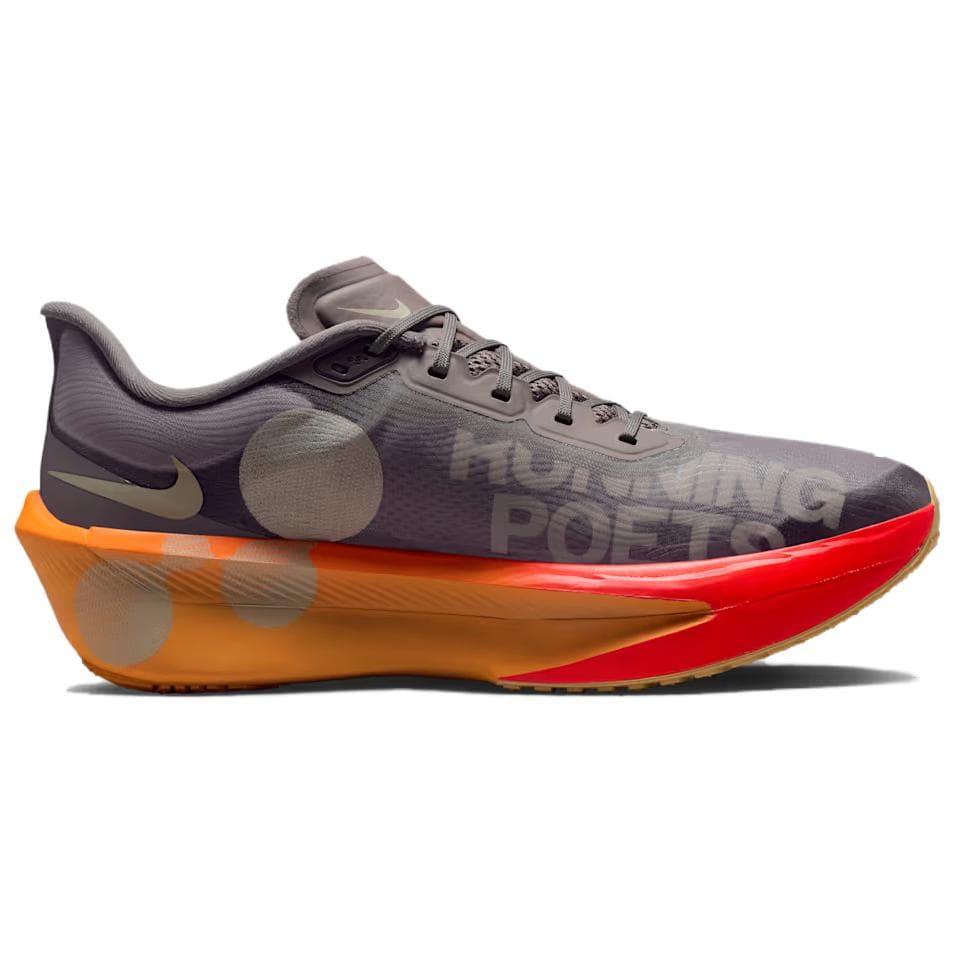 Кроссовки для бега Nike Zoom Fly 6 Отскок Цельноугольное Волокно Wingboard Беговые кроссовки Мужские Серо-коричневые - изображение 2